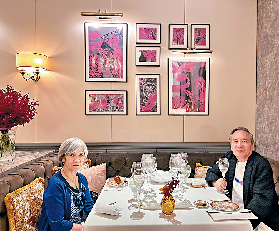 跟太座在「Don Alfonso」意大利餐廳 跟太座在「Don Alfonso」意大利餐廳