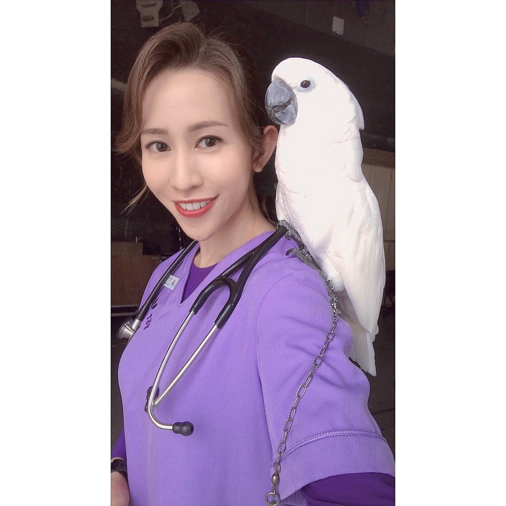 梁菁琳入行前任职兽医。