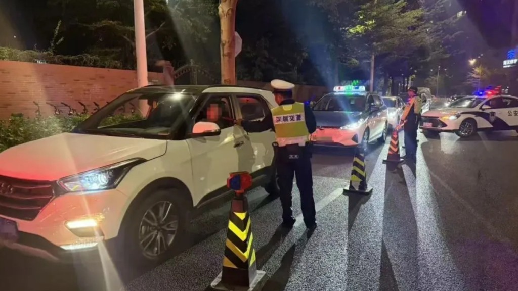 廣東全省春節期間嚴查醉駕及酒駕行為。《南方都市報》