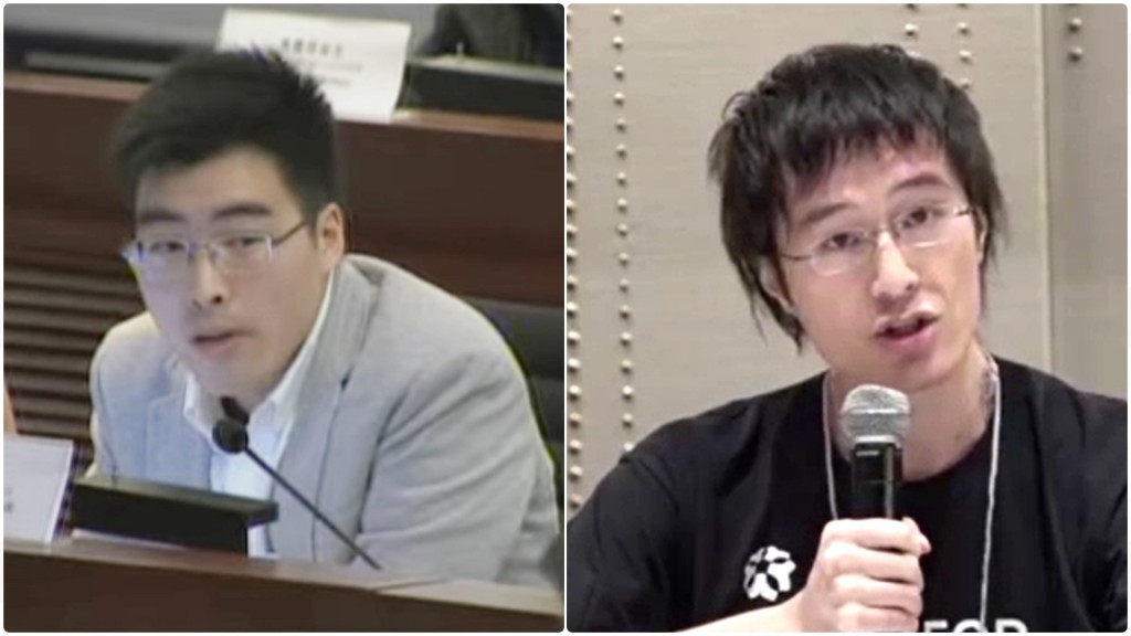 陳梓華（左）於案中判刑最輕，判囚6年3個月；而李宇軒則判囚7年3個月。