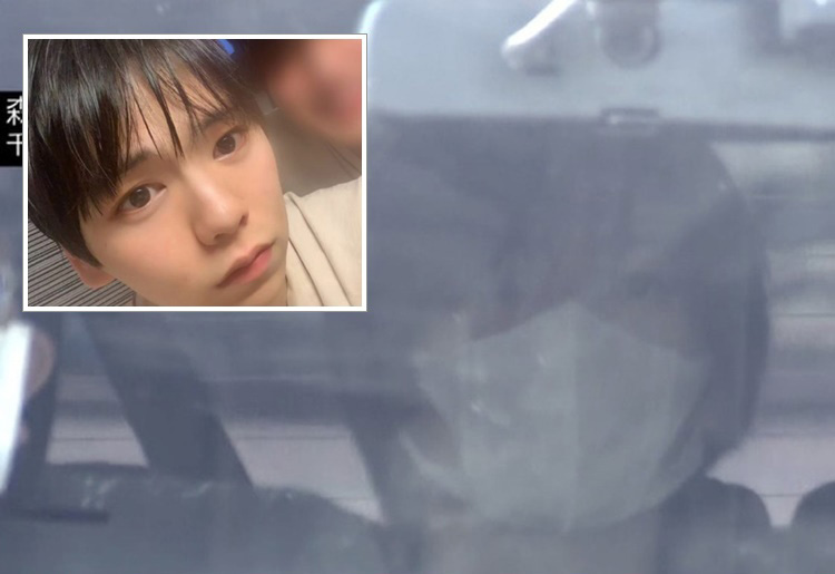 據日媒報道，涉案疑犯森岡優十，身材嬌小、柔弱、長相中性。 網圖