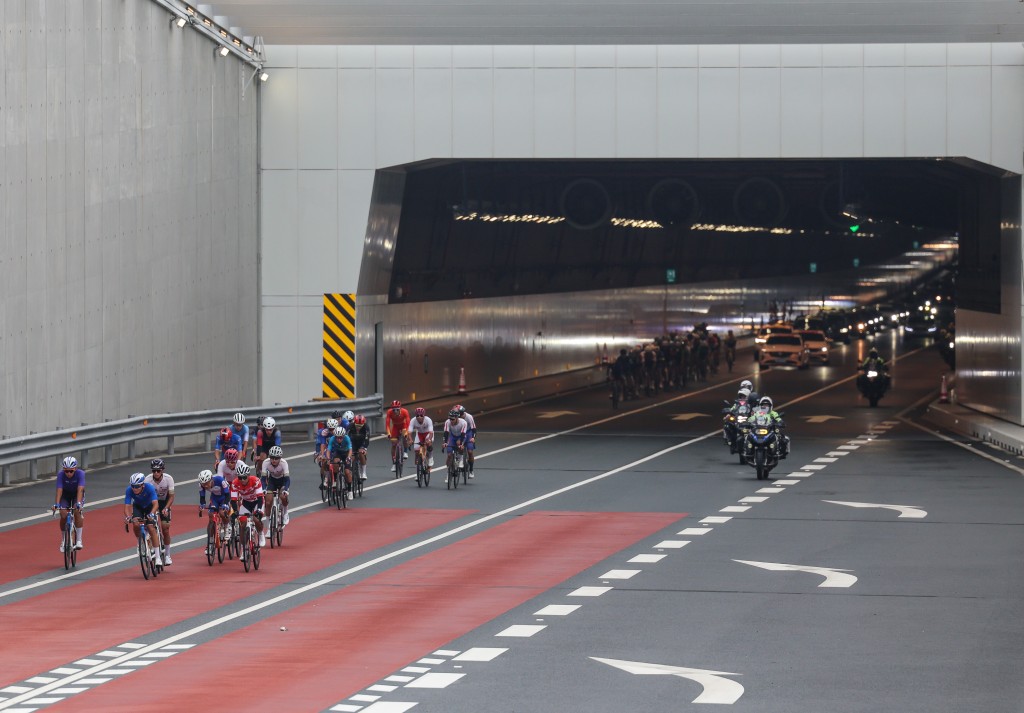 2024年舉辦的粵港澳公路單車測試賽。新華社