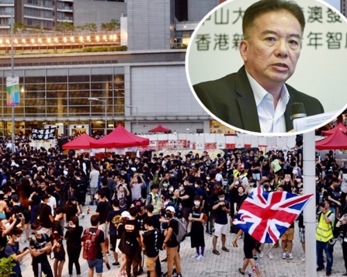 黃友嘉(小圖)提醒示威者應弄清楚再遊行下去的目的何在。資料圖片