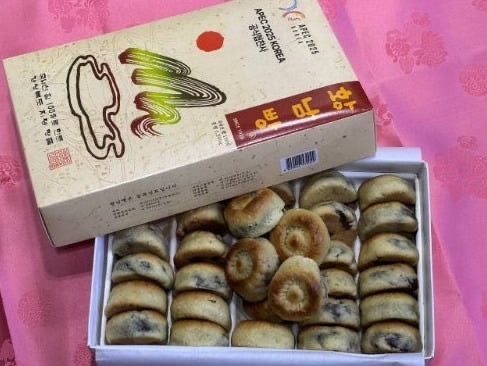 韓方送了200盒「皇南餅」給中國代表團。 南韓總統府 韓方送了200盒「皇南餅」給中國代表團。 南韓總統府