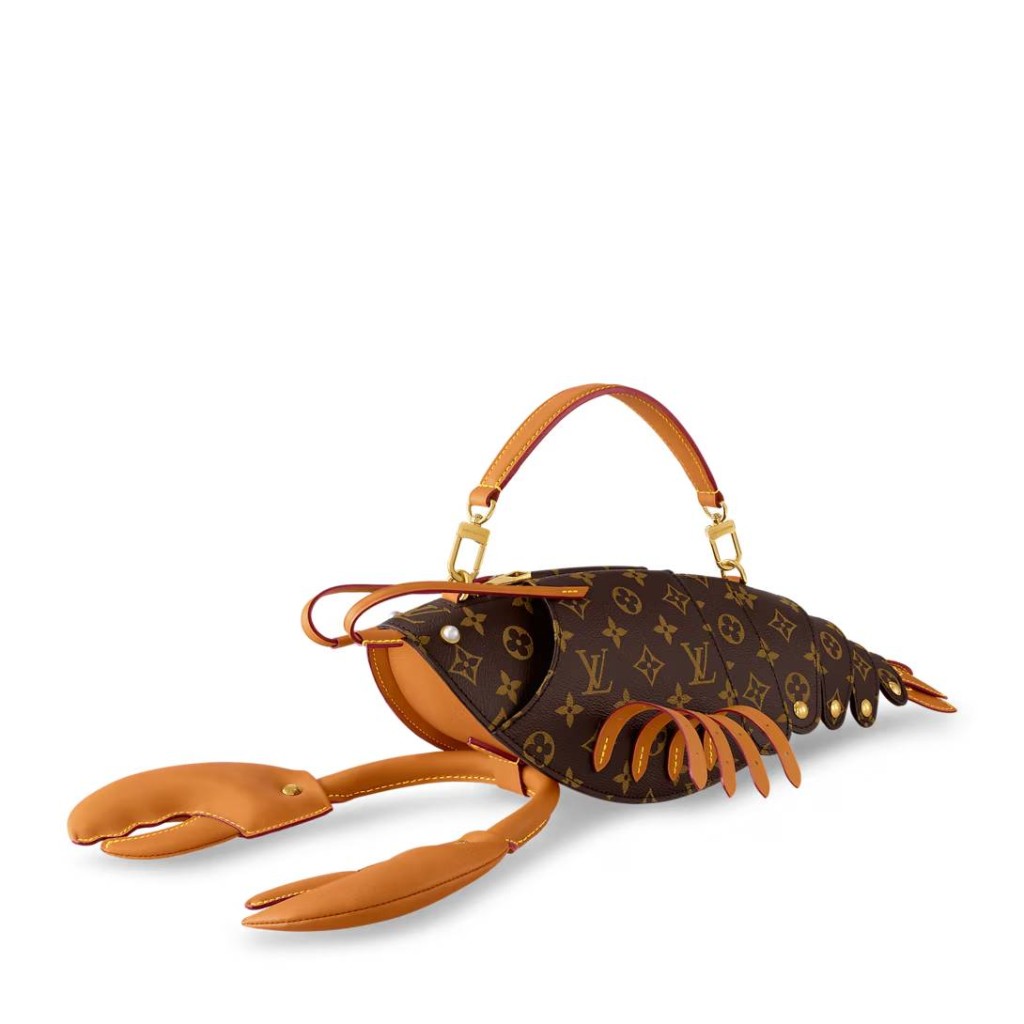 LV設計師過往亦曾推出過「龍蝦袋」。