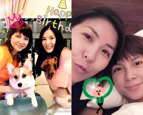 好姊妹梁詠琪、楊采妮、許茹芸都有祝李心潔生日快樂。