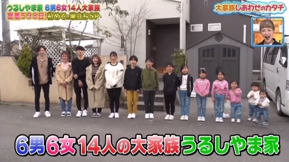 一家14口的大家庭。網圖