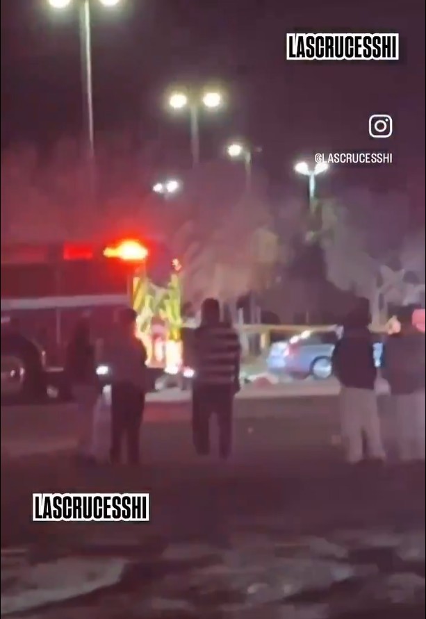 大批警員和消防人員輛到場。 IG @ lascrucesshi