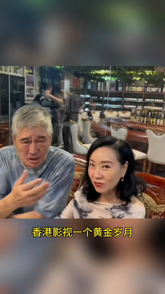 林威近日在抖音上載與魏秋樺的飯敍片。 林威近日在抖音上載與魏秋樺的飯敍片。