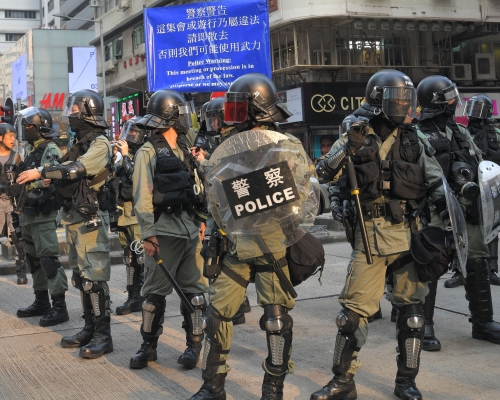 張建宗強調，警隊在人手不多下盡忠職守。資料圖片