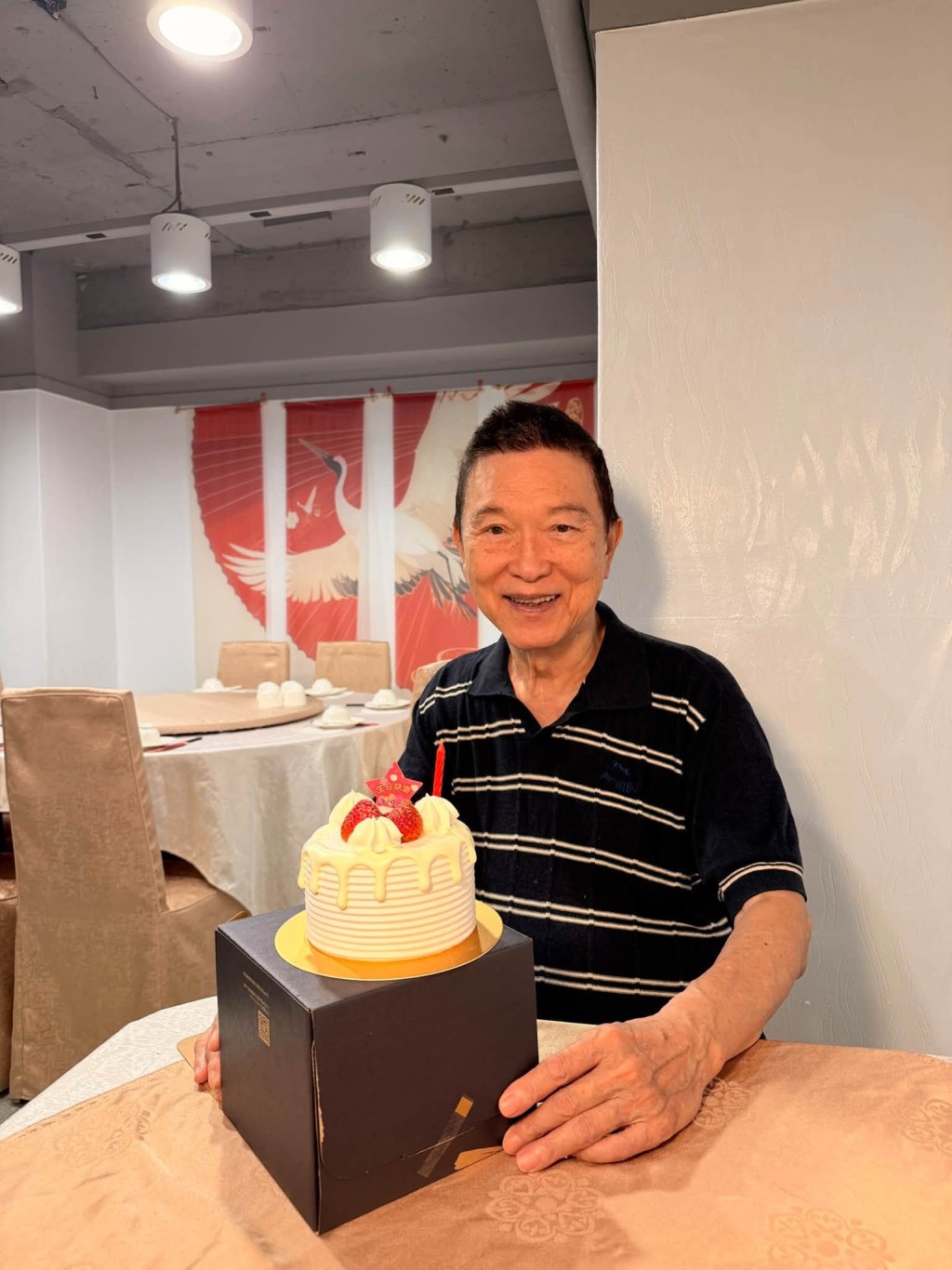 80歲的范鴻軒精神不俗。
