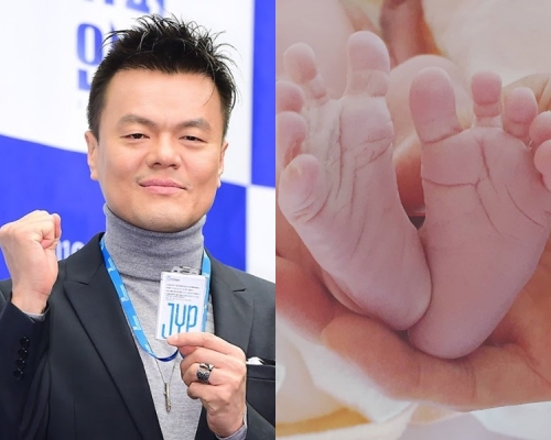 JYP晒女兒腳丫照宣佈再當爸。