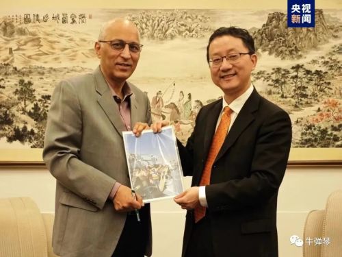 巴基斯坦驻华大使到中国外交部感射中国协助撤侨。