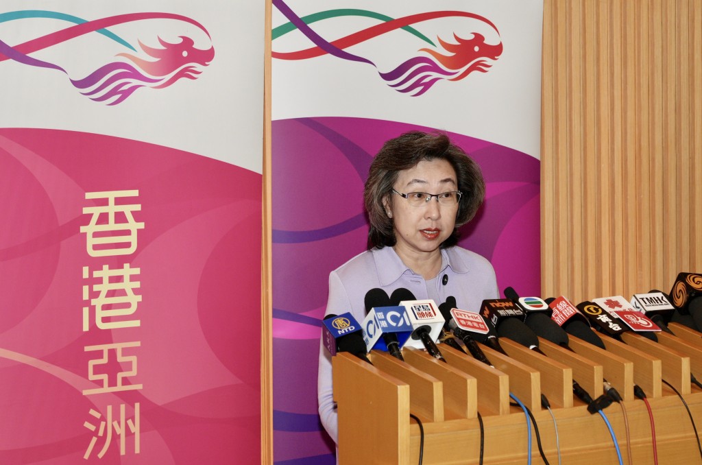 她亦認為如有超重大事件,不排除採用獨立調查委員會。資料圖片 她亦認為如有超重大事件,不排除採用獨立調查委員會。資料圖片