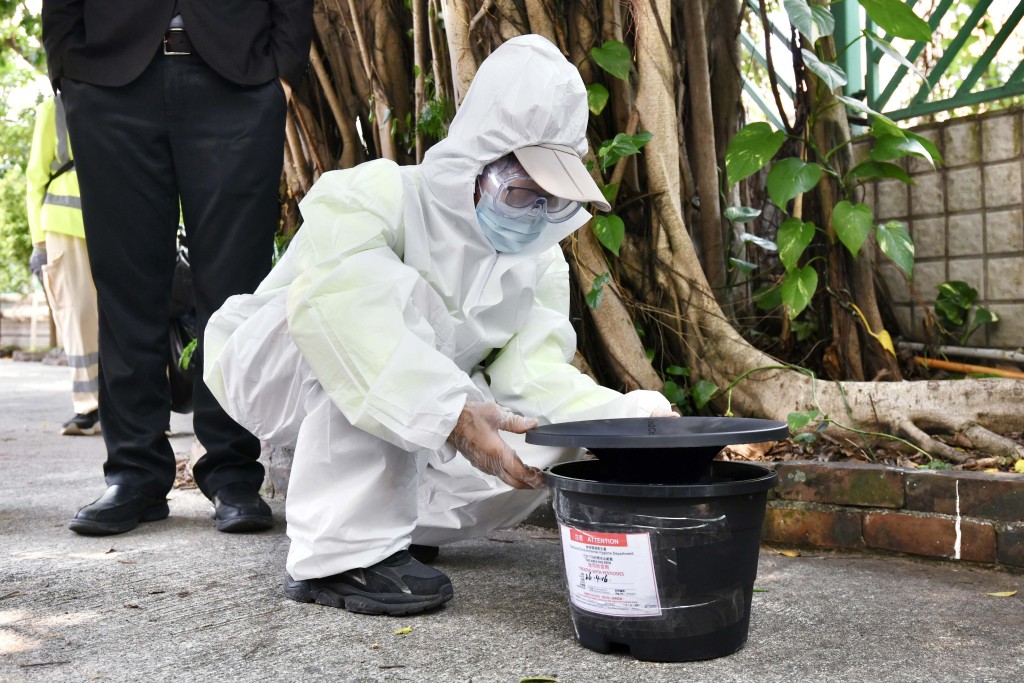 食環署已在恆常滅蚊工作中引入可同時防治幼蟲和成蚊的新型捕蚊器。 食環署已在恆常滅蚊工作中引入可同時防治幼蟲和成蚊的新型捕蚊器。