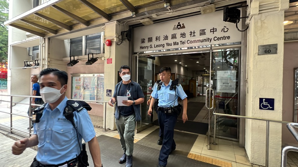 警員到場調查。