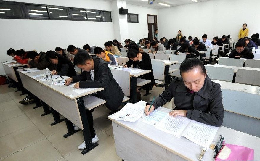 今年報考國考的人數創下新高。新華社