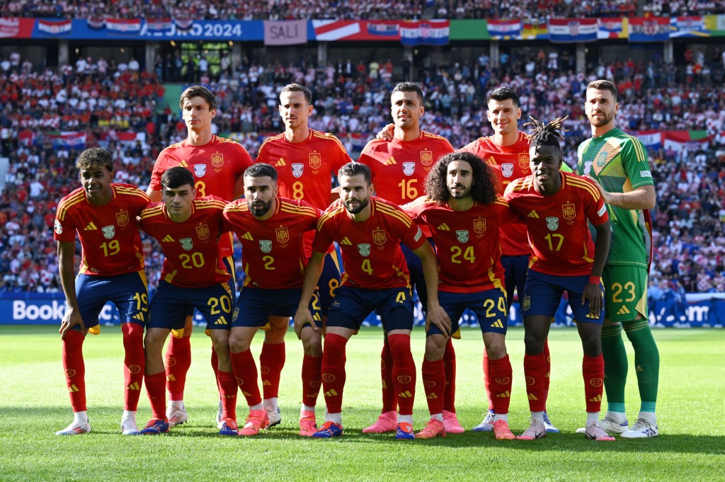 西班牙以低控球率贏波。Reuters