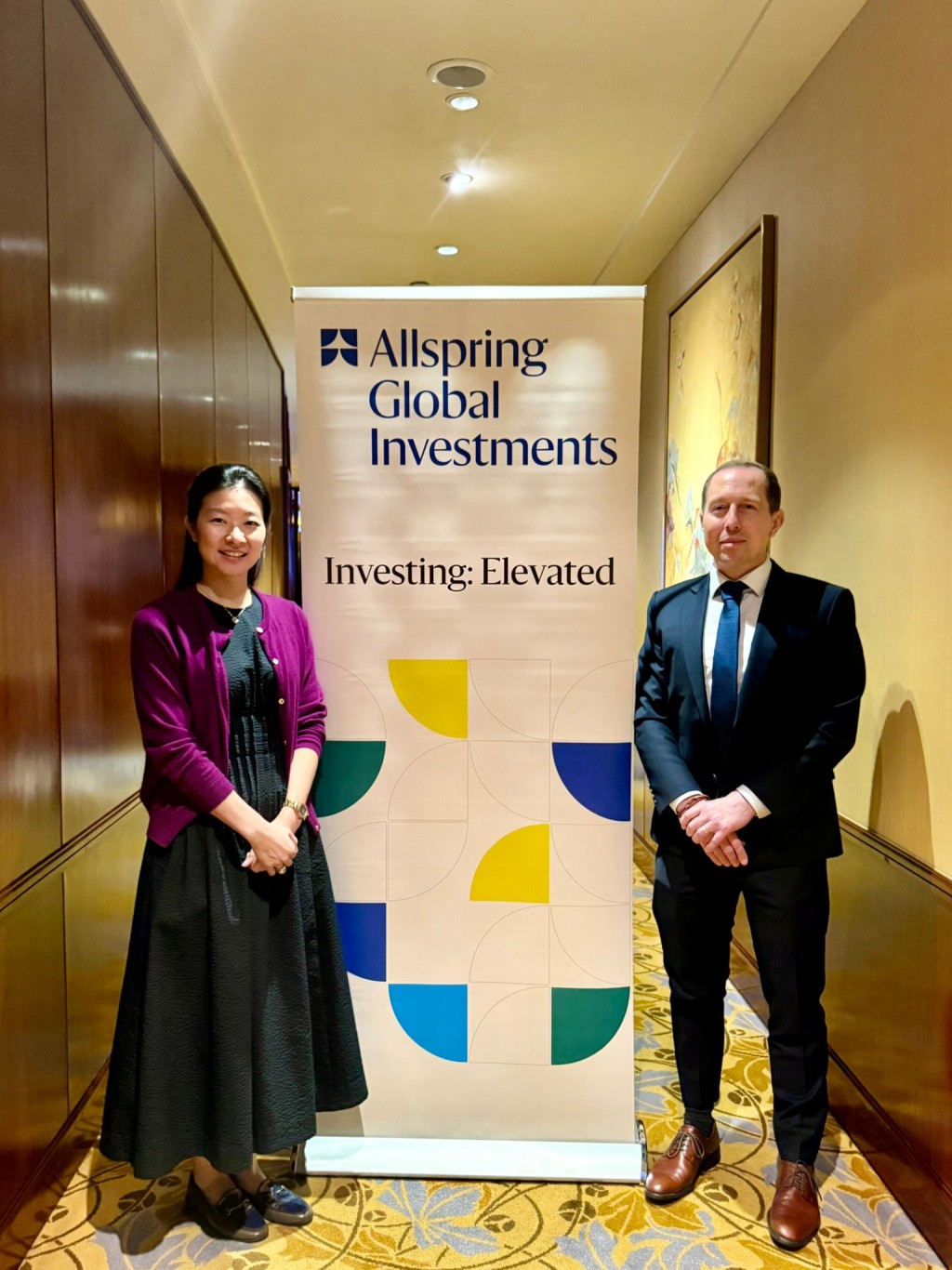 思博瑞投資管理亞洲（除日本）金融機構業務主管Priscilla Phoon（左）及思博瑞投資管理資深投資組合經理兼多元資產解決方案團隊主管Matthias Scheiber