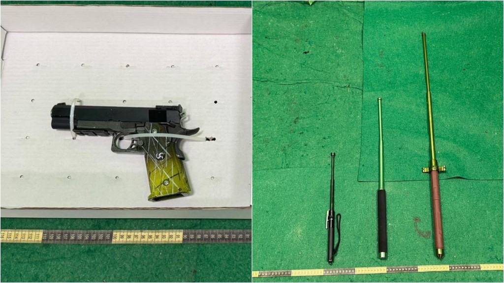 南非抵港男藏$400万可卡因 海关拘人搜屋再检气枪伸缩棍