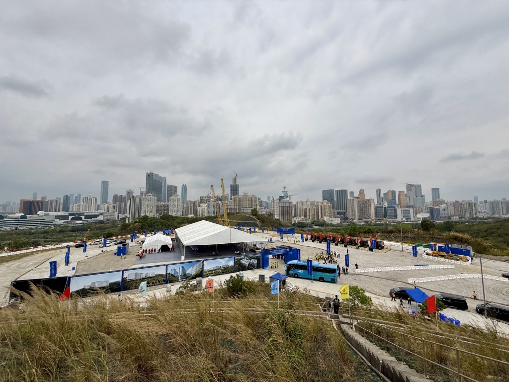 沙嶺數據園用地。 沙嶺數據園用地。
