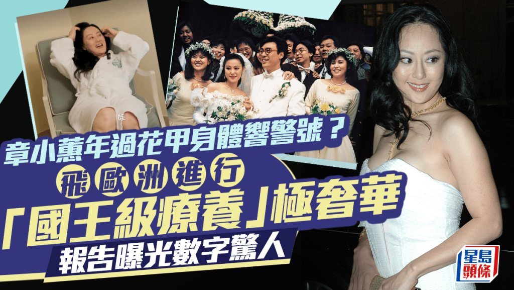 章小蕙年過花甲身體響警號？飛歐洲進行「國王級療養」 極奢華  報告曝光數字驚人