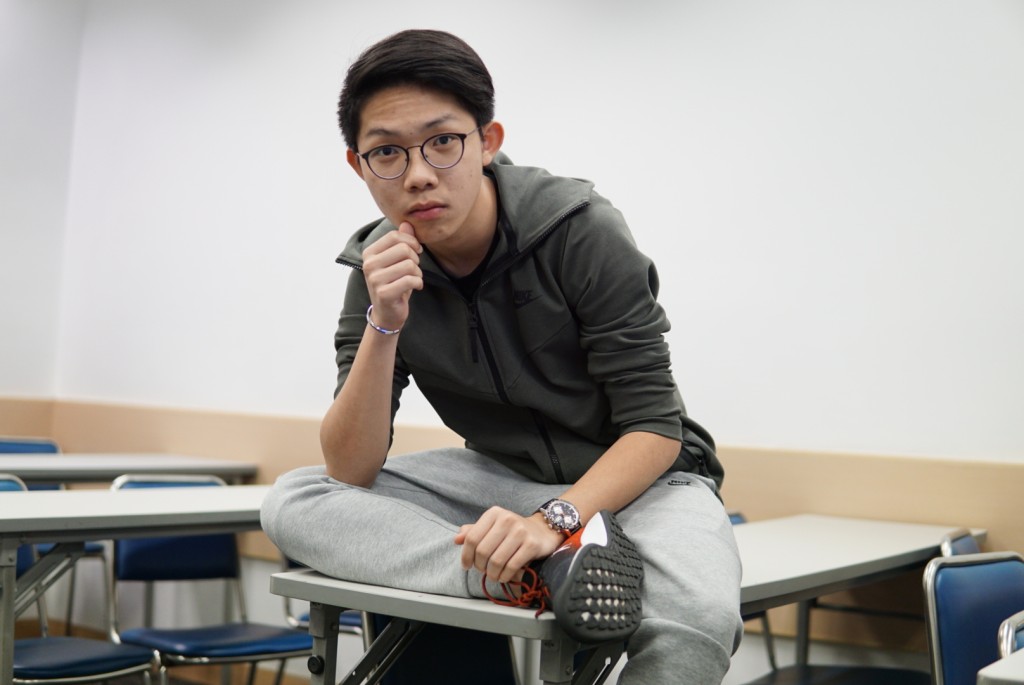 就讀英文高級文憑的梁樂鈞,升讀香港中文大學英文文學士學位課程。(圖片由CUSCS提供)