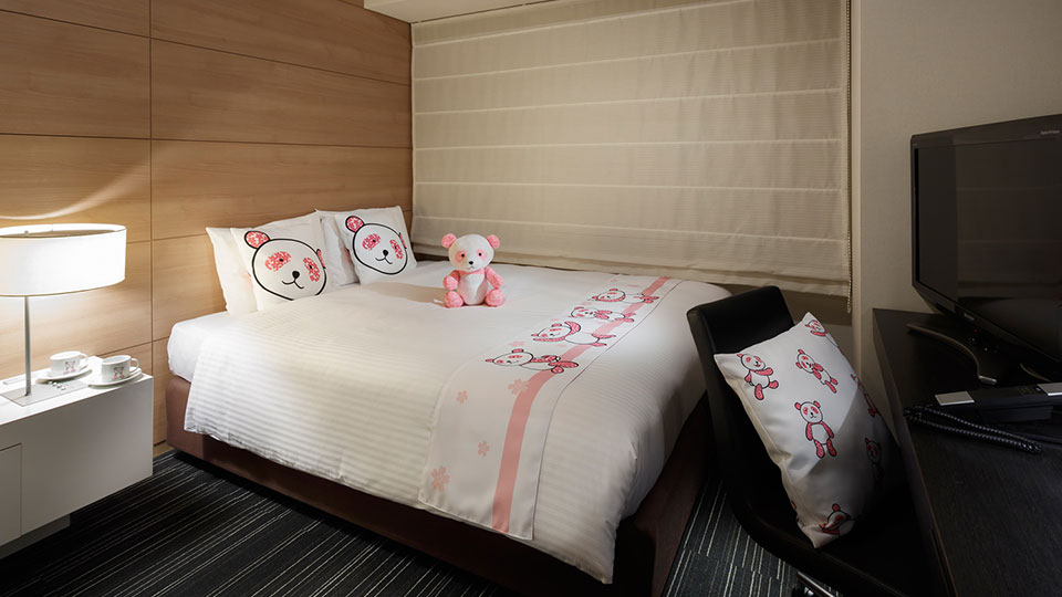 Sakura Panda Room的雙人客房。