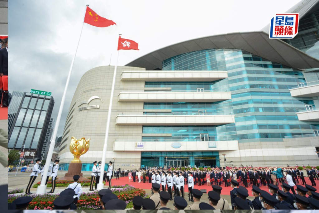 李家超和政府高层官员将于7月1日出席升旗仪式。资料图片  ​