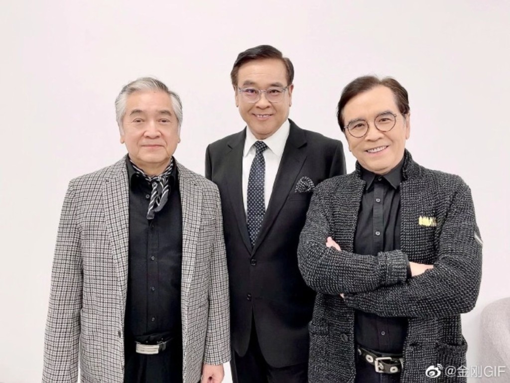 秦沛（左）、姜大衛（右）與導演爾冬陞是圈中有名的三兄弟，姜家更是圈中有名的演藝世家。