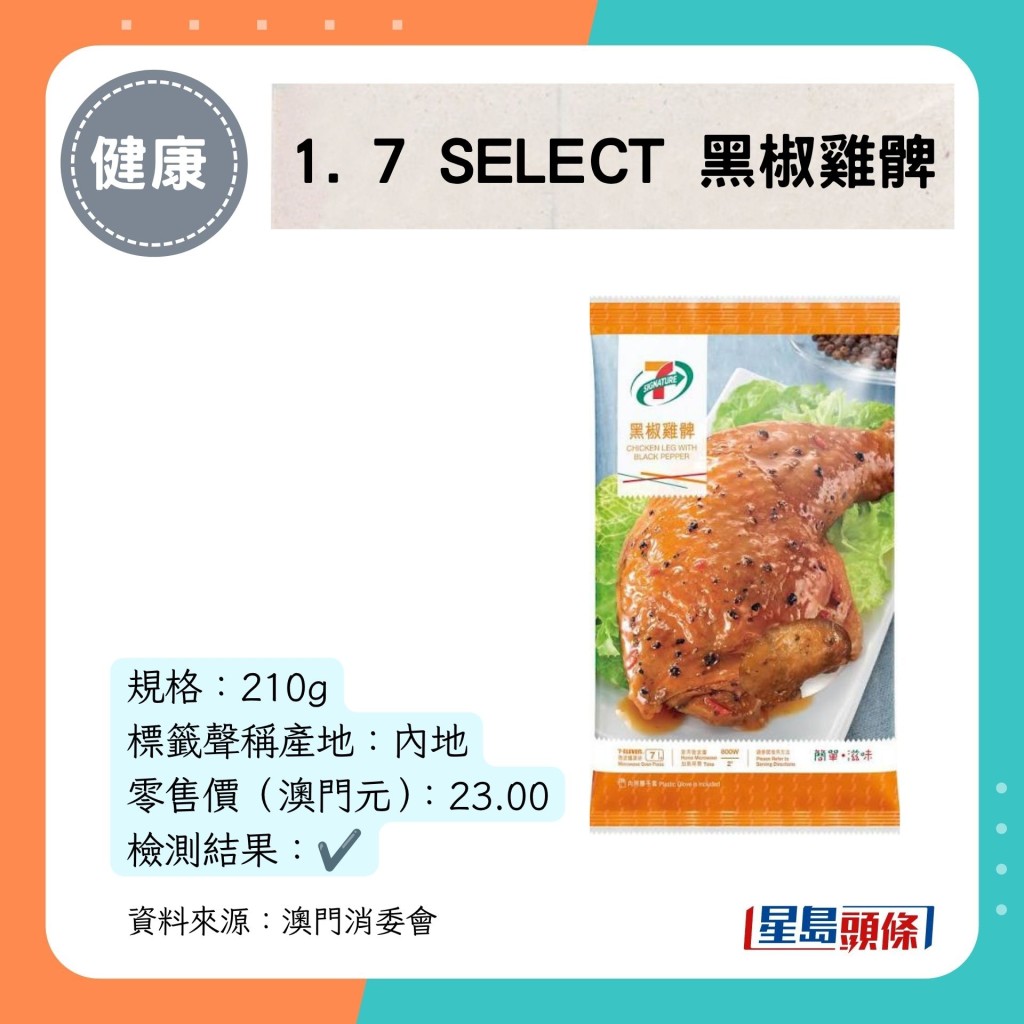 1. 7 SELECT 黑椒鸡髀