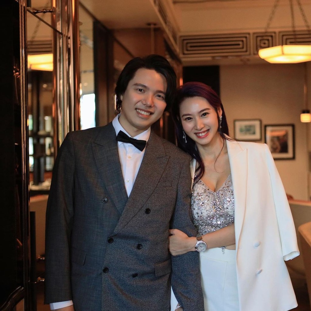 莊韻澄與丈夫結婚約2年,早前宣佈再陀B。