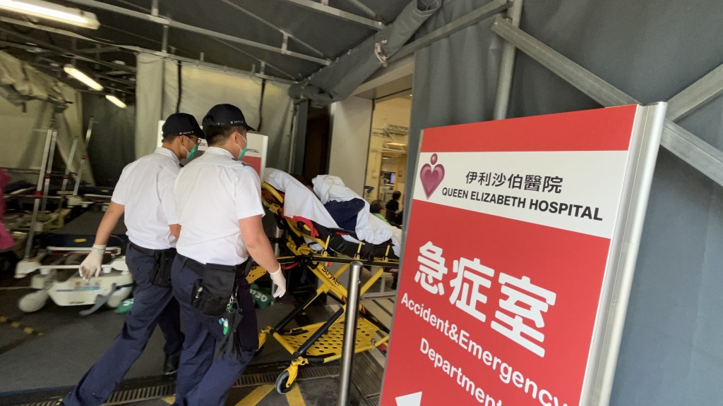 41歲男工人切斷手指,獲送院救治。蔡楚輝攝 41歲男工人切斷手指,獲送院救治。蔡楚輝攝