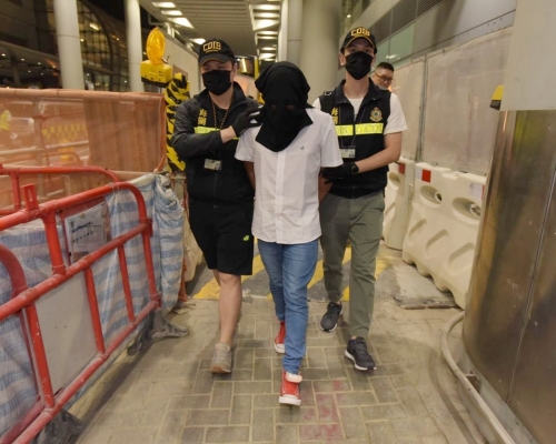 其中一名被捕男子。