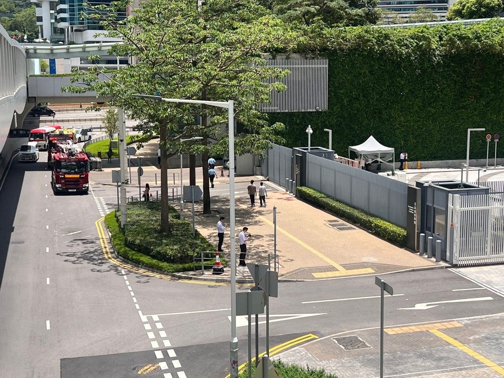 中環政府總部發生火警。
