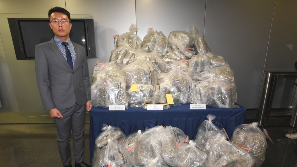 貨車司機收酬助毒販拆貨 警查落馬洲貨櫃場拘3男 檢3100萬元大麻