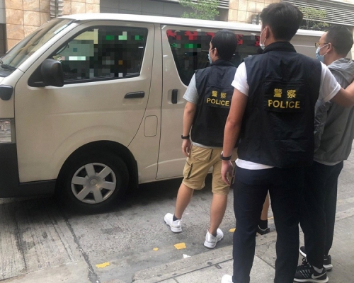 行動中共拘捕3名男子。圖:警方提供
