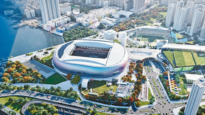 啟德體育園將成為第15屆全運會香港舉辦賽事的主場館。資料圖片