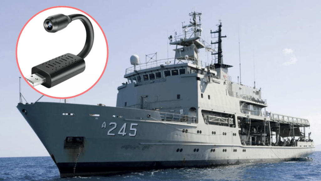 澳洲軍艦浴室爆暗藏針孔鏡頭。Royal Australian Navy官網