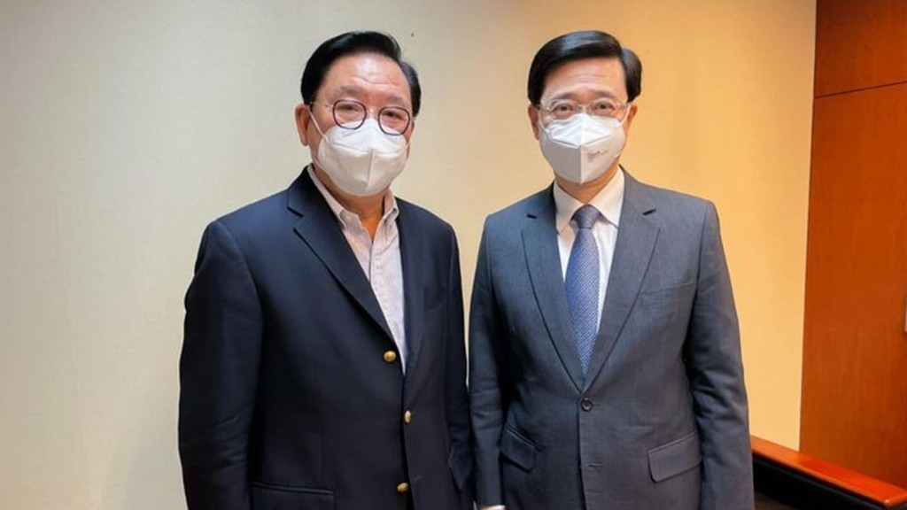 立法會議員林健鋒表示，對於行政長官李家超建議提請全國人大常委會就《港區國安法》釋法，表示理解、尊重及支持。林健鋒FB