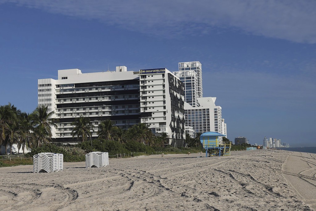 風光一時的美國佛羅里達州邁阿密海灘的多維爾酒店。AP