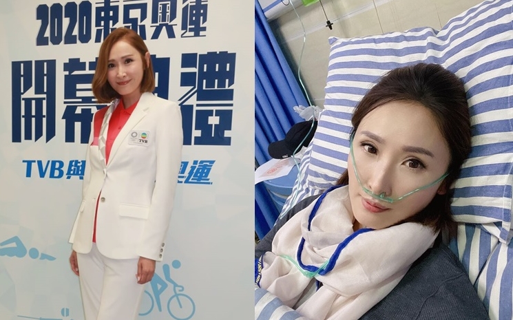 陳貝兒謂身體已沒問題，雖然有點疲倦，但可以慢慢調節。
