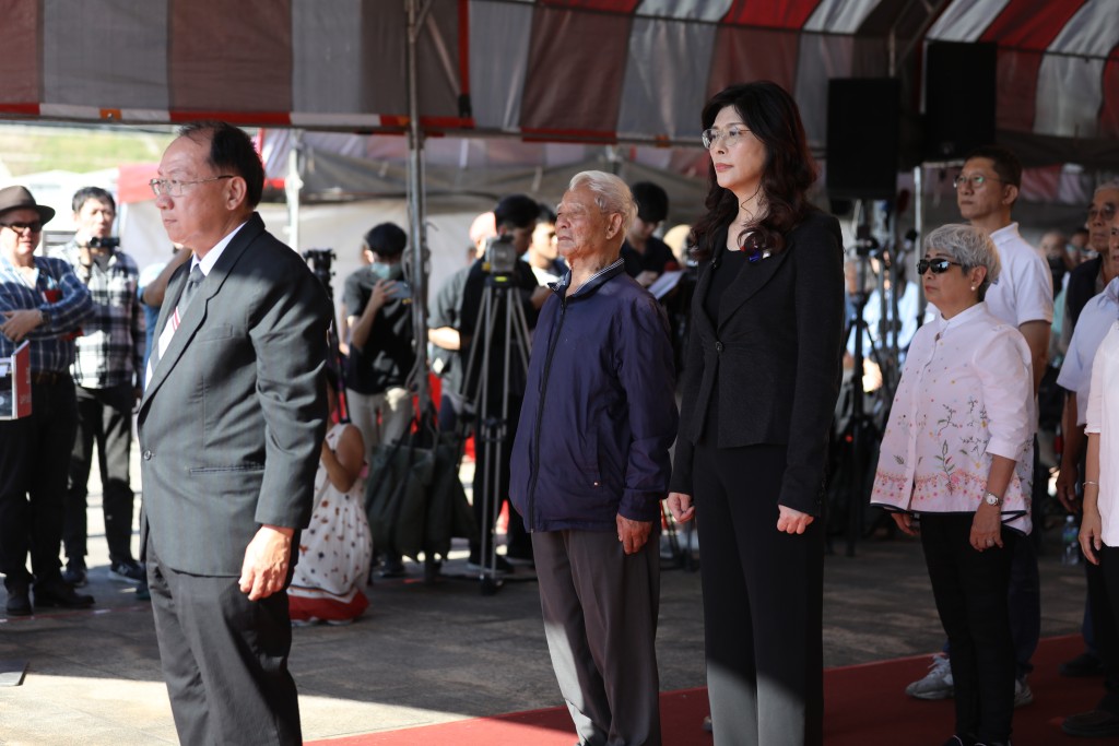 國民黨主席鄭麗文昨(8日)出席「50年代白色恐怖秋祭追思慰靈大會」。中新社 國民黨主席鄭麗文昨(8日)出席「50年代白色恐怖秋祭追思慰靈大會」。中新社