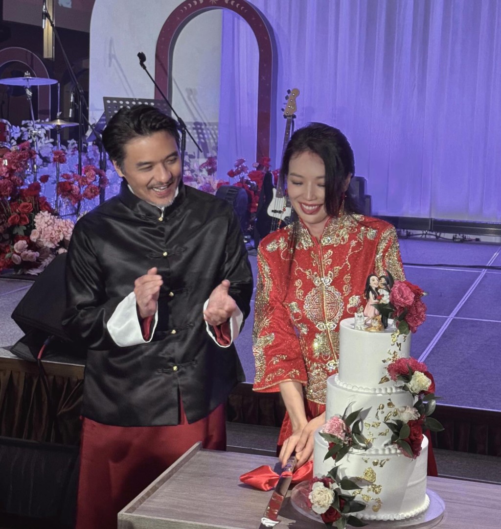 舒淇與馮德倫日前在台北舉行盛大的結婚8周年派對。