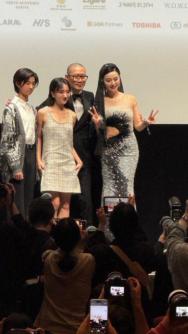 范冰冰再以「印度西施」look出席映後分享會。 范冰冰再以「印度西施」look出席映後分享會。