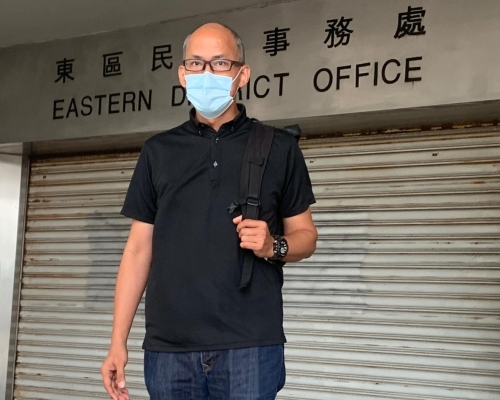 被告戴树坚。刘安琪摄