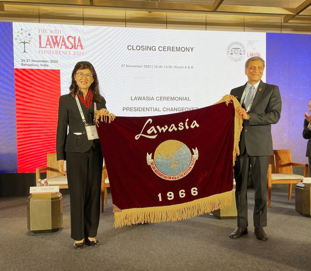 第36屆LAWASIA年度會議閉幕禮。香港律師會fb