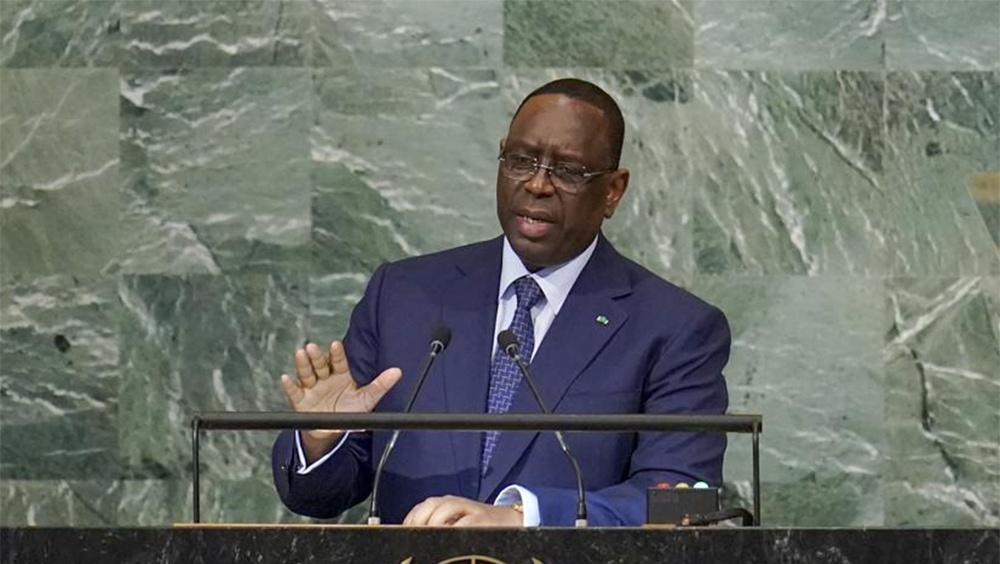 塞内加尔总统萨勒宣布由周一起，全国哀悼3天。AP资料图