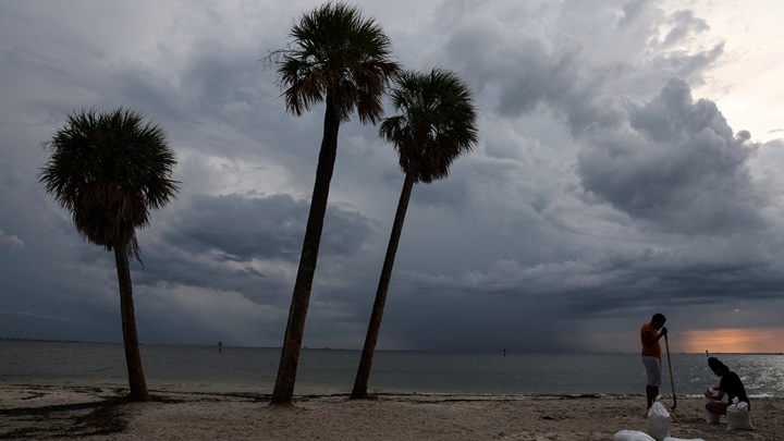 佛羅里達州將受伊恩吹襲。路透社圖片