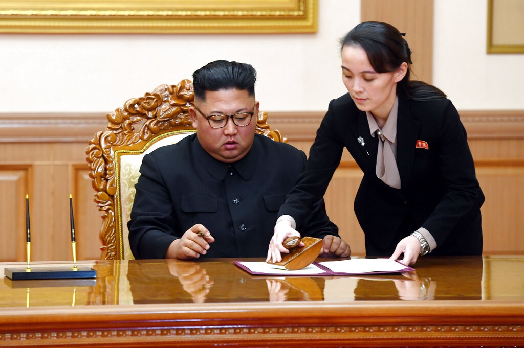 北韓領導人金正恩情況備受關注。AP資料圖片